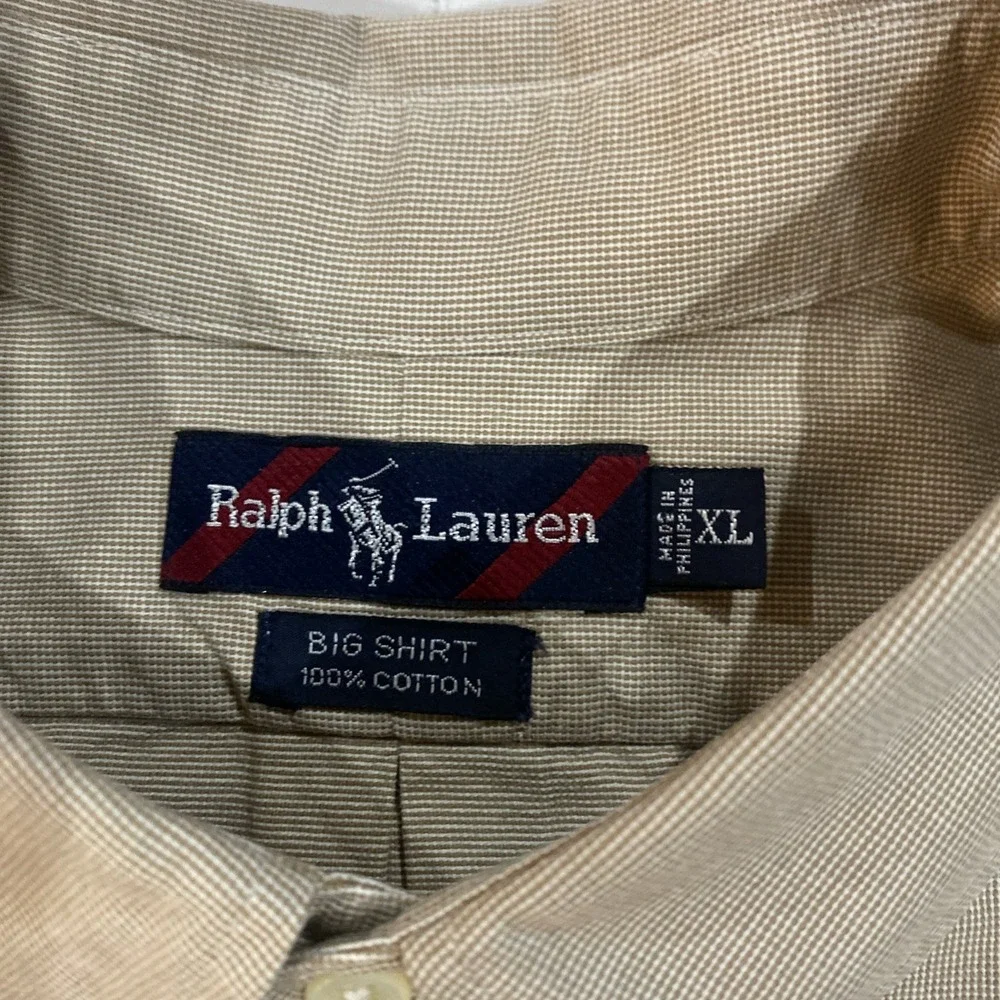 Polo Ralph Lauren Size XL Big Shirt Button Up Dress Shirt - Picture 2 of 5